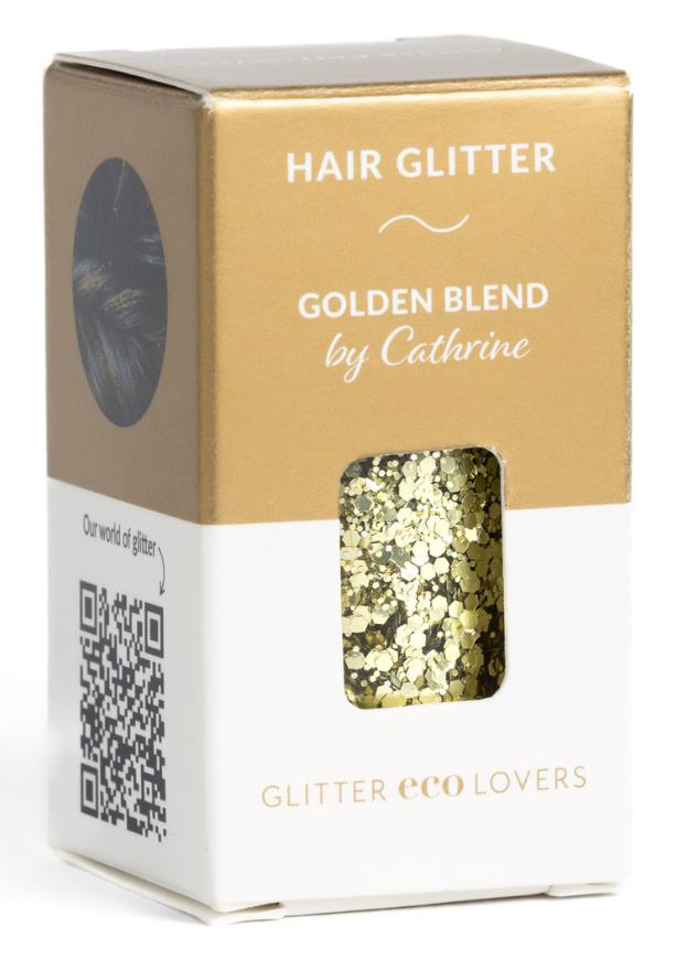 Glitter Eco Lovers Golden Blend hair glitter