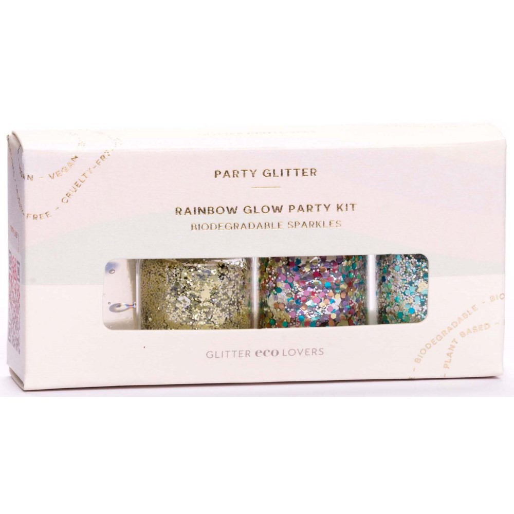 Glitter Eco Lovers Glitter Eco Lovers Rainbow Glow Party Kit 24 ml
