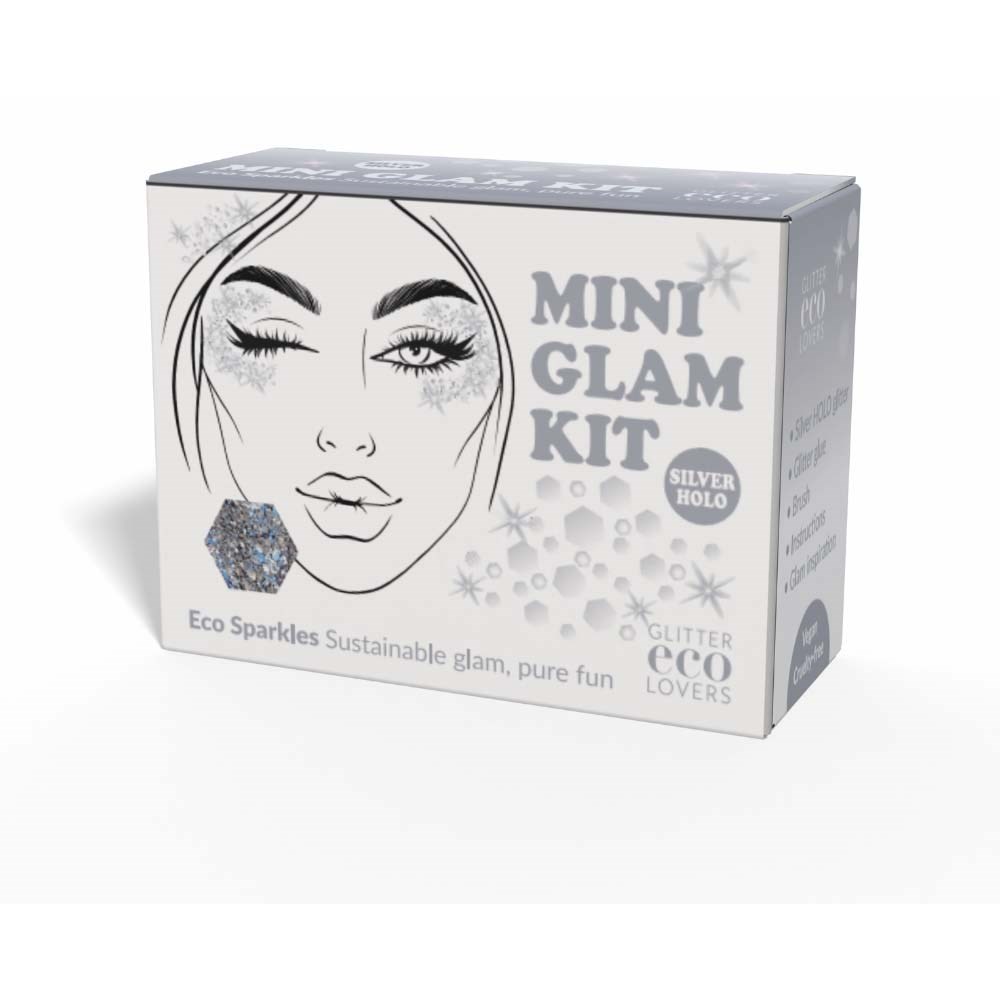 Glitter Eco Lovers Glitter Eco Lovers Silver Holo Mini Glam Kit parfym