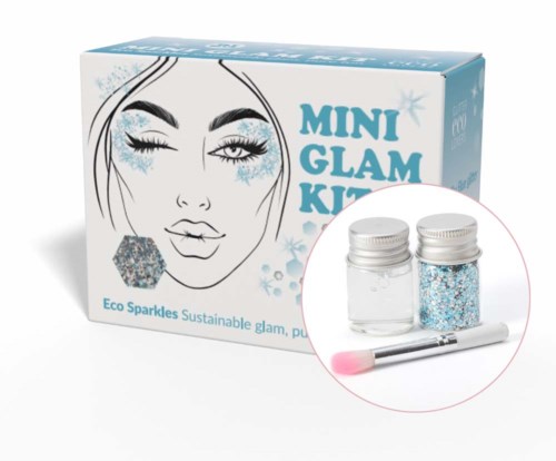 Glitter Eco Lovers Sky Blue Mini Glam Kit