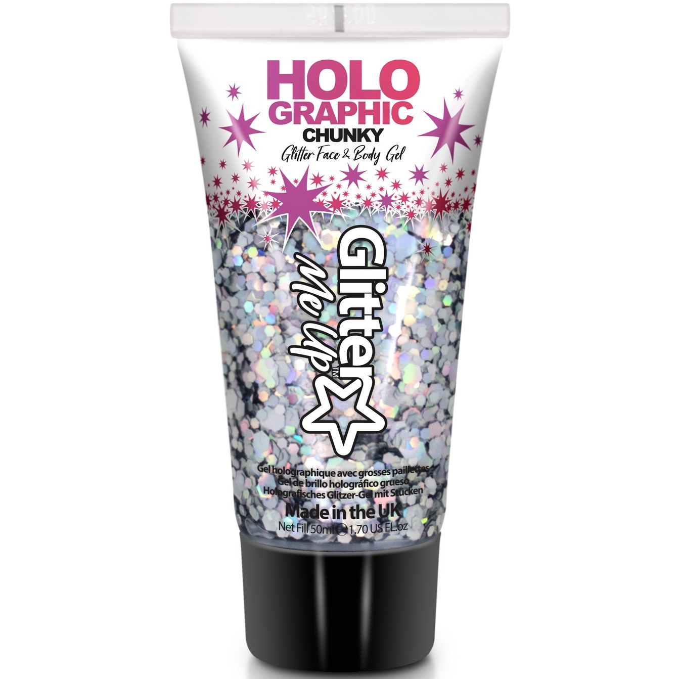 Holographic Face & Body Glitter Gel Intergalactic