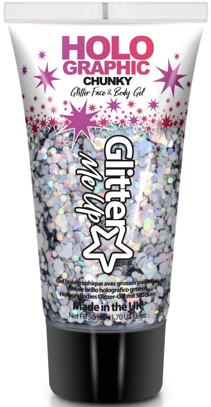 Glitter Me Up Holographic Face & Body Glitter Gel Gel Intergalactic ...