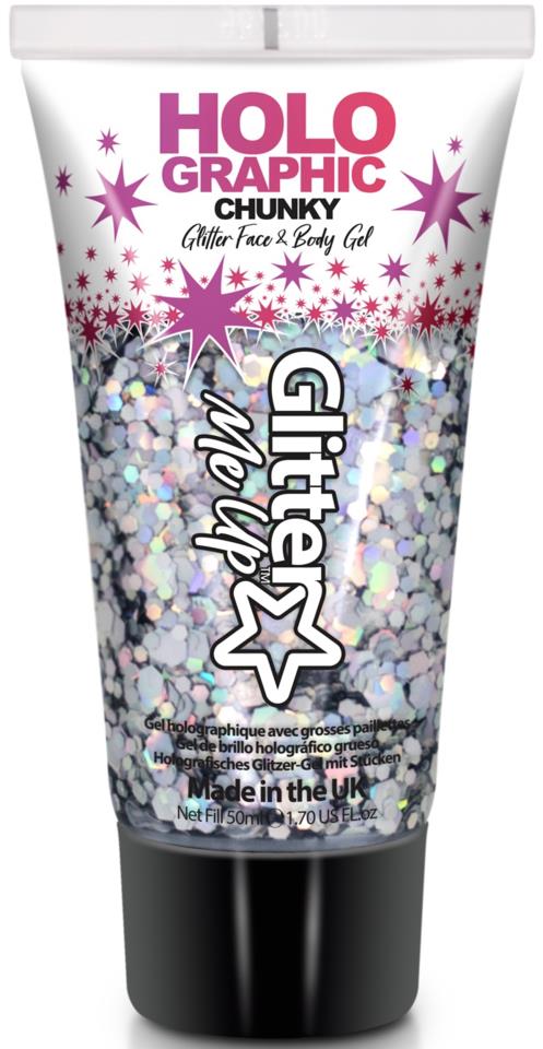 Glitter Me Up Holographic Face & Body Glitter Gel Intergalactic 50 ml