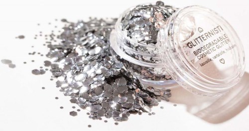 Glitternisti Cosmetic Glitter Chunky Silver Mix