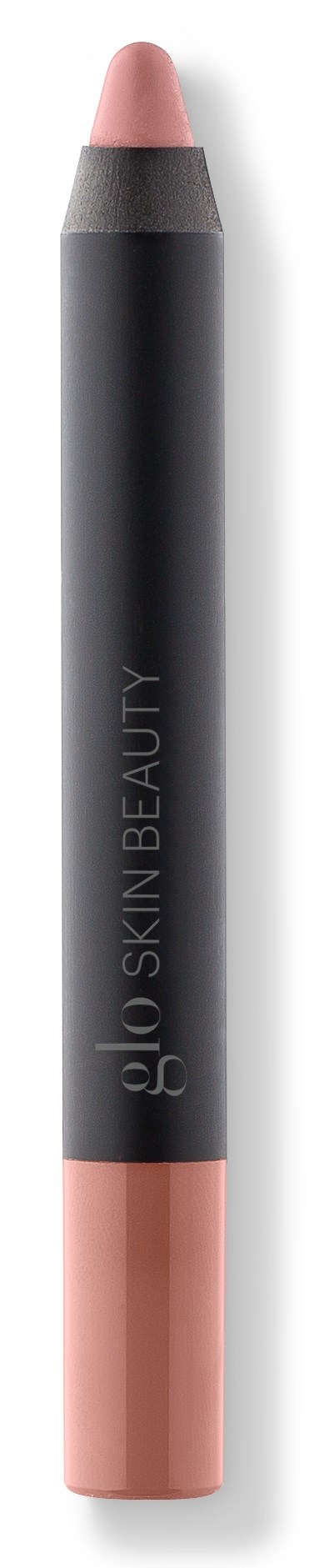 En svart og rosa makeuppenn med 'SKIN BEAUTY' skrevet på. Spissen er lys rosa.