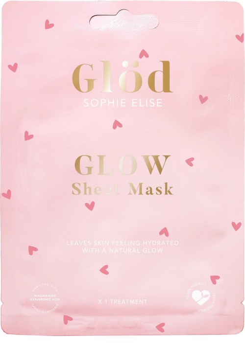 Glöd Sophie Elise Pink Glow Sheet Mask 23 g