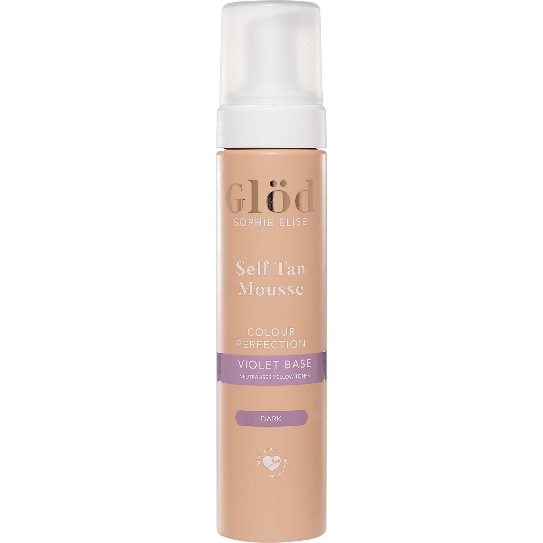 Glöd Sophie Elise Self Tan Mousse Colour Perfection Violet Dark
