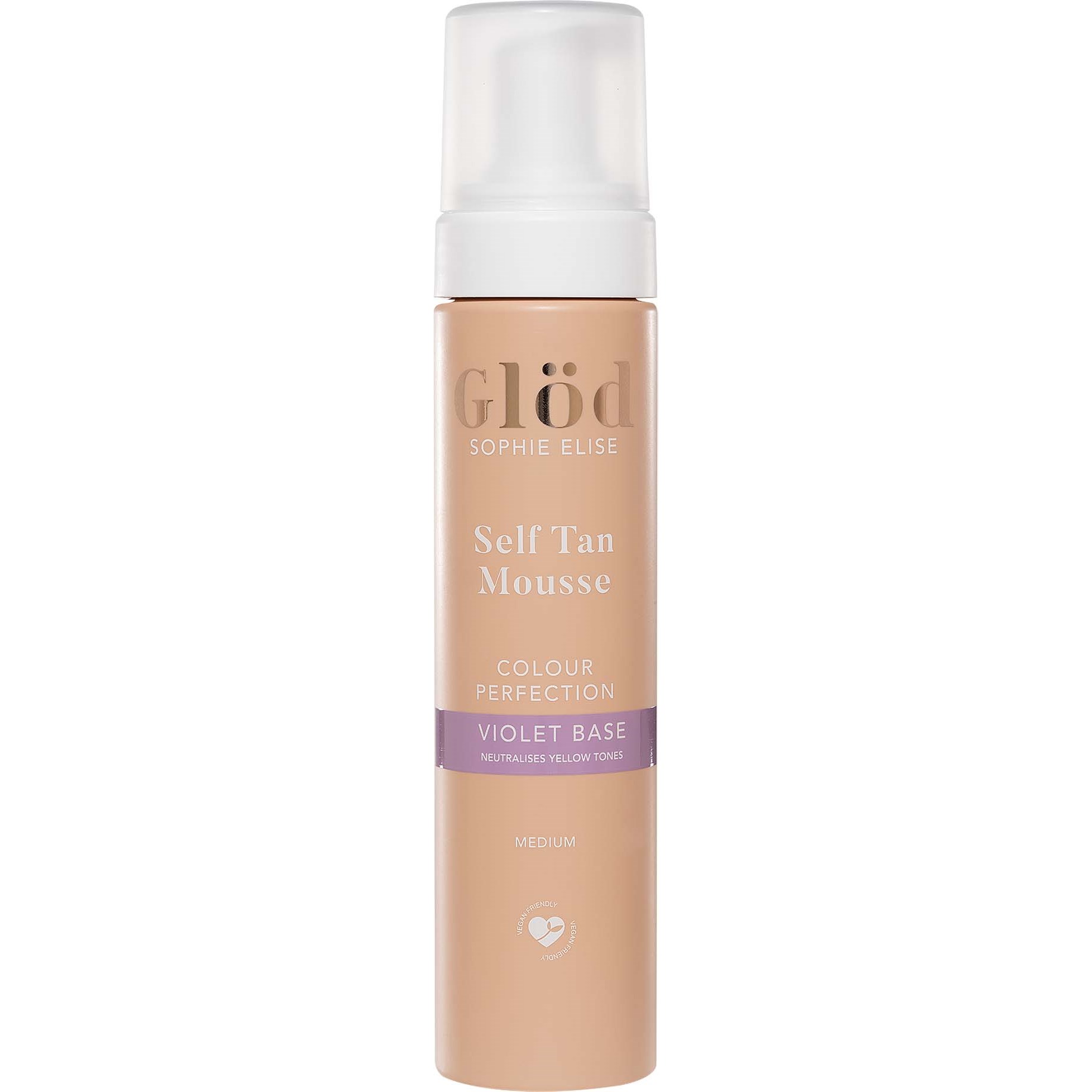 Glöd Sophie Elise Self Tan Mousse Colour Perfection Violet Medium