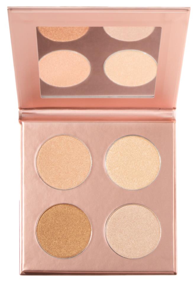 GlossGods Cosmetics Cheek Glow and get it Highlighter Palette