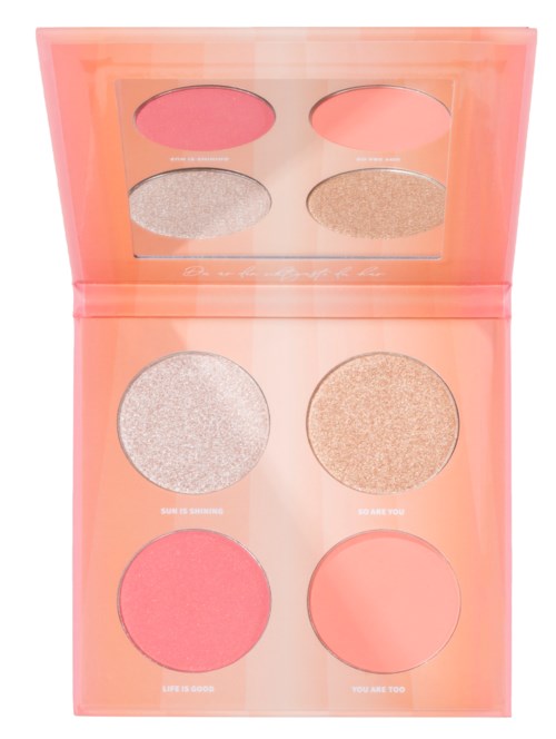 GlossGods Cosmetics Creators Collection Three Little Words Cheek Palette