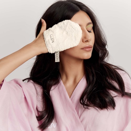GLOV Iconic Mitt Makeup Remover And Cleansing Mitt Ivory