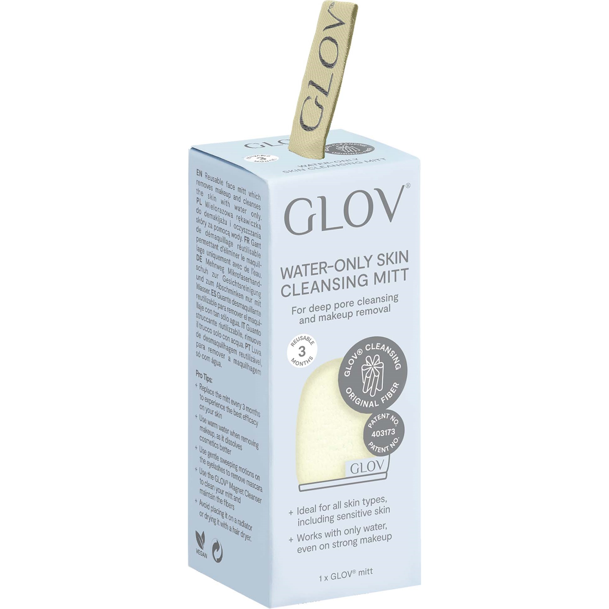 GLOV Iconic Mitt Makeup Remover And Cleansing Mitt Ivory (zdjęcie 4)
