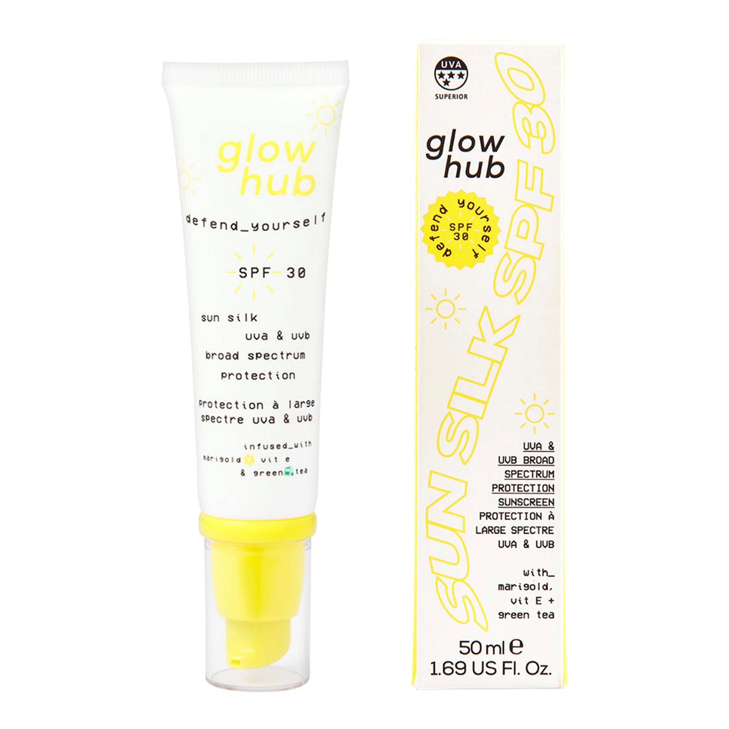 Läs mer om Glow Hub Defend Yourself Sun Silk SPF 30 50 ml