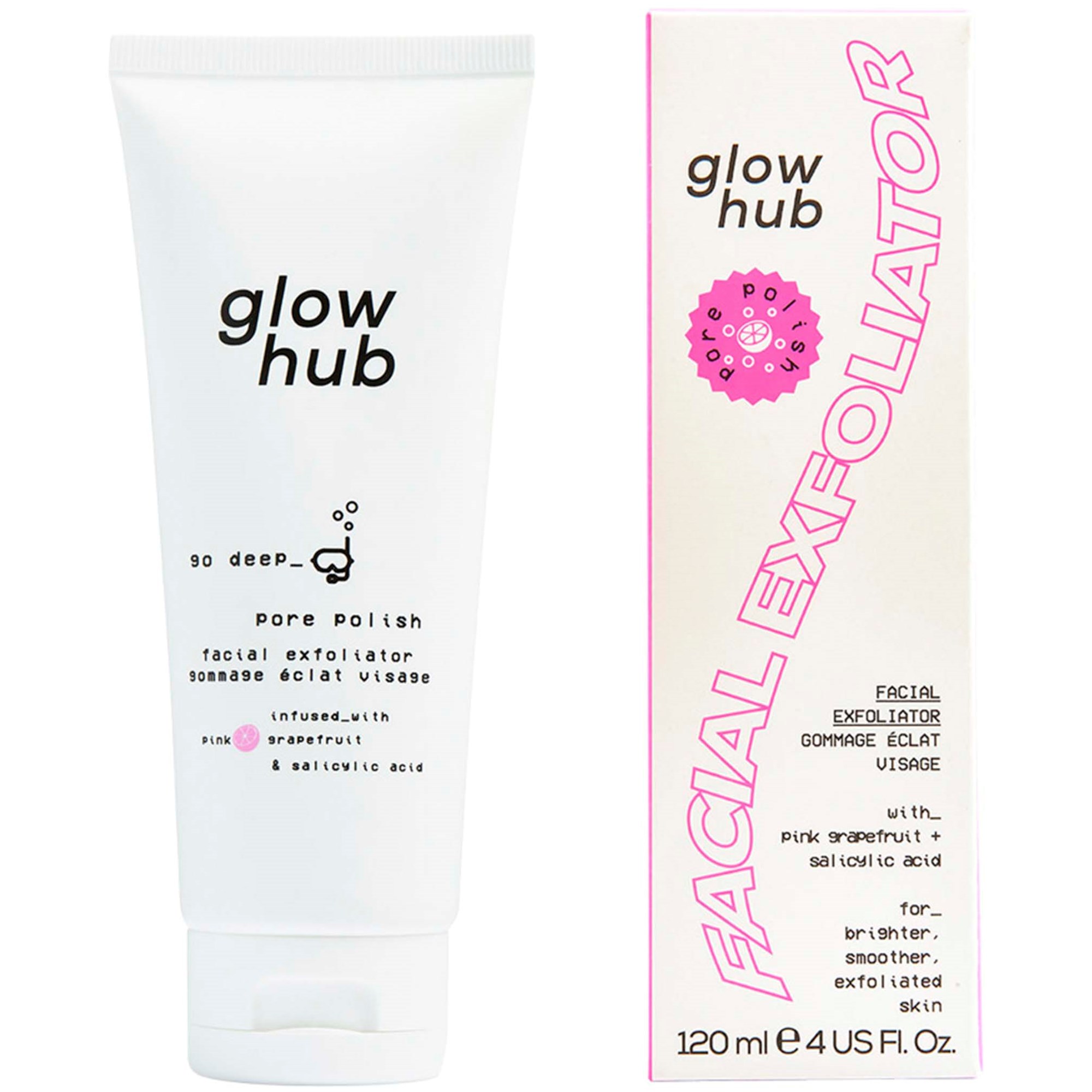 Glow Hub Core Essentials Pore Polish Facial Exfoliator 120 ml