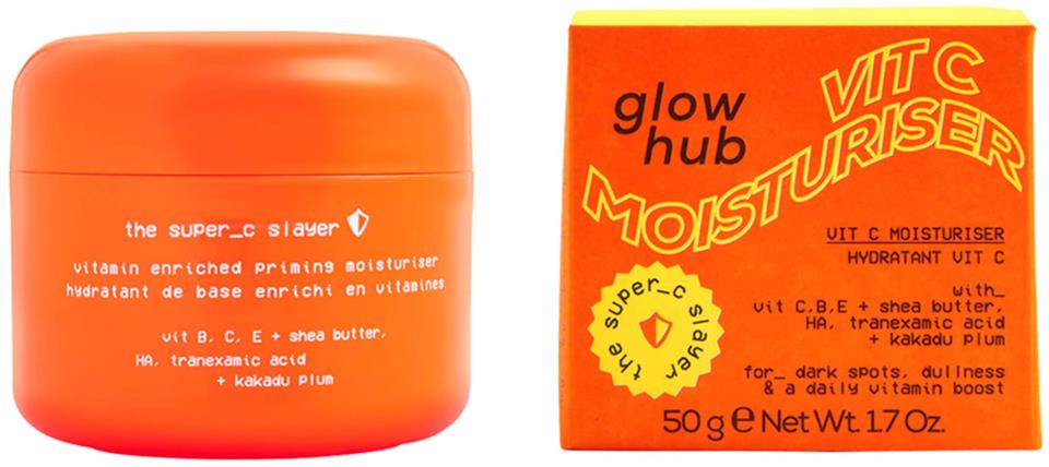 Glow Hub The Super_C Slayer Vitamin Enriched Priming Moisturiser 50 g