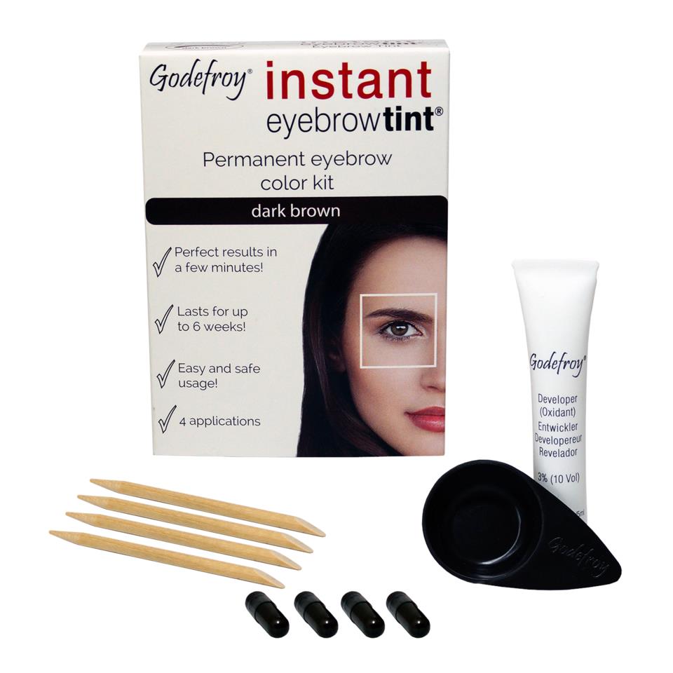 Godefroy Instant Eyebrow Tint - Dark Brown 5ml