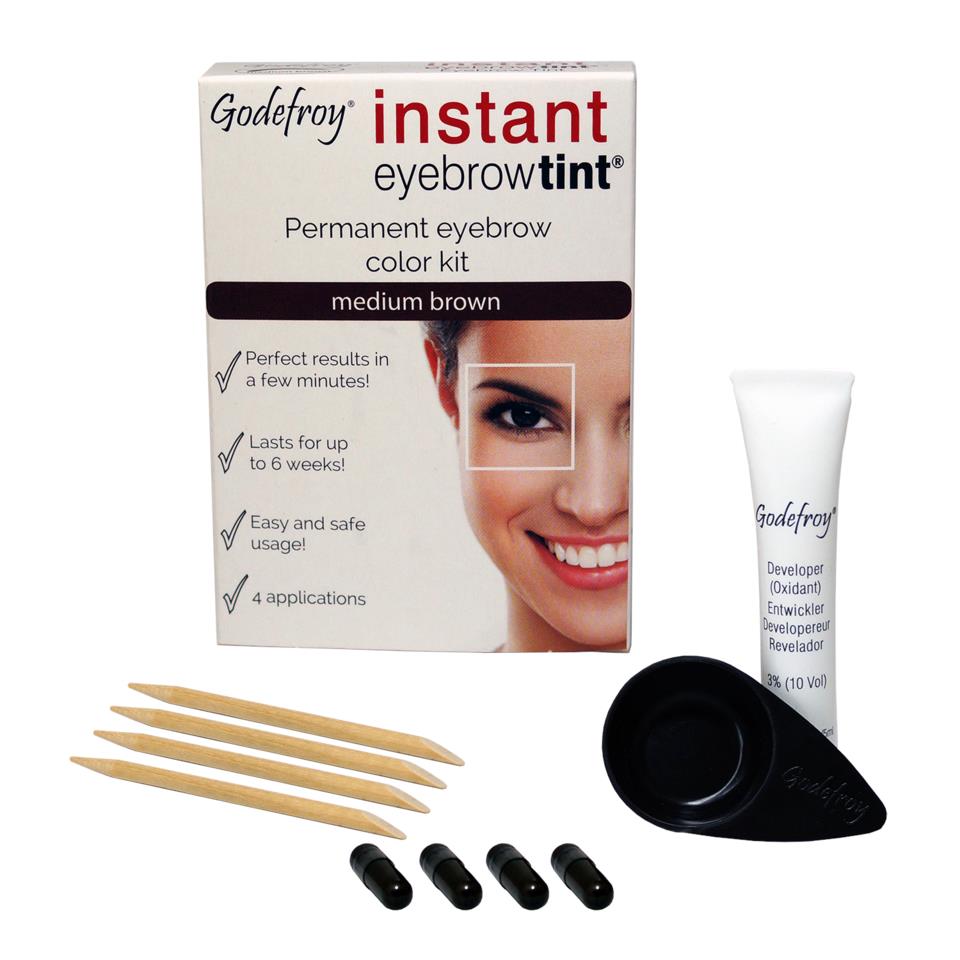 Godefroy Instant Eyebrow Tint - Medium Brown 5ml