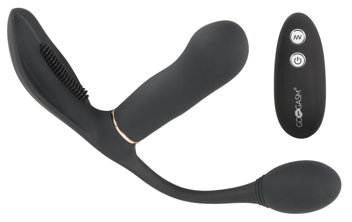 Black Vibrator Pussy - GoGasm Pussy & Ass Vibrator Black | lyko.com