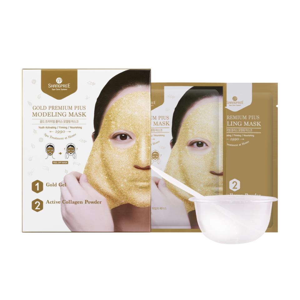 Shangpree Premium Modeling Gold Premium Modeling Mask (Inclu. Bowl & Spatula)