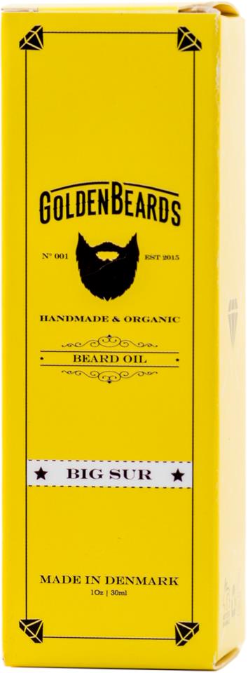 Golden Beards Big Sur Organic Beard Oil 30 ml