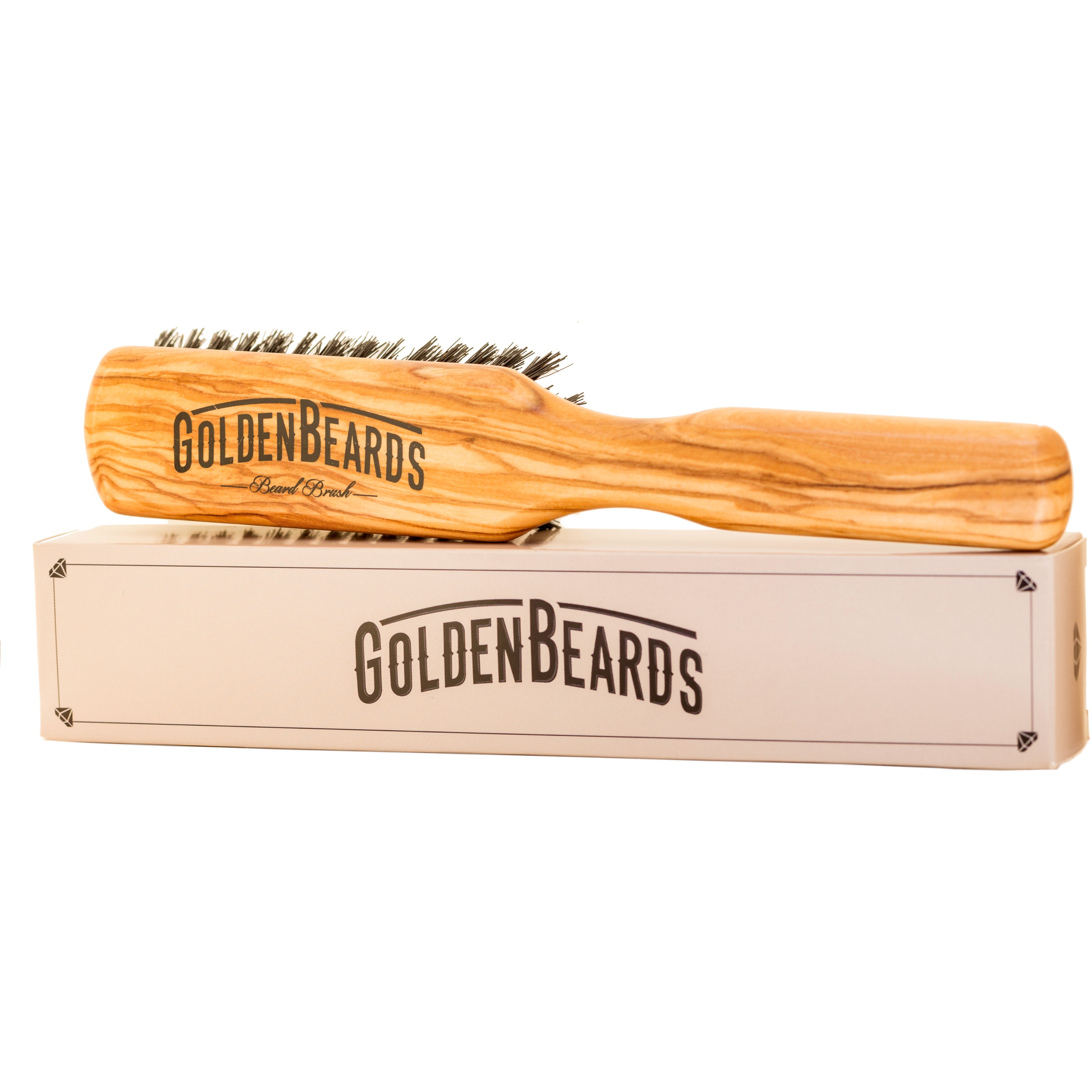 Golden Beards Olive Wood Beard Brush (obrázok 3)