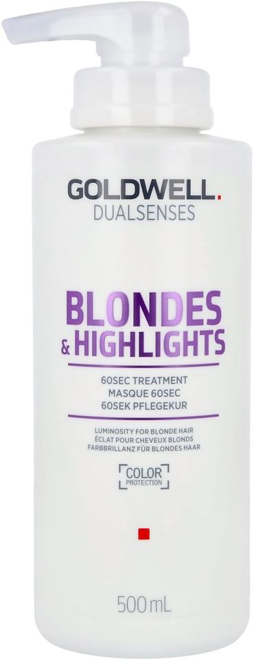 Goldwell Dualsenses Blondes & Highlights 60 sec Treatment 500 ml