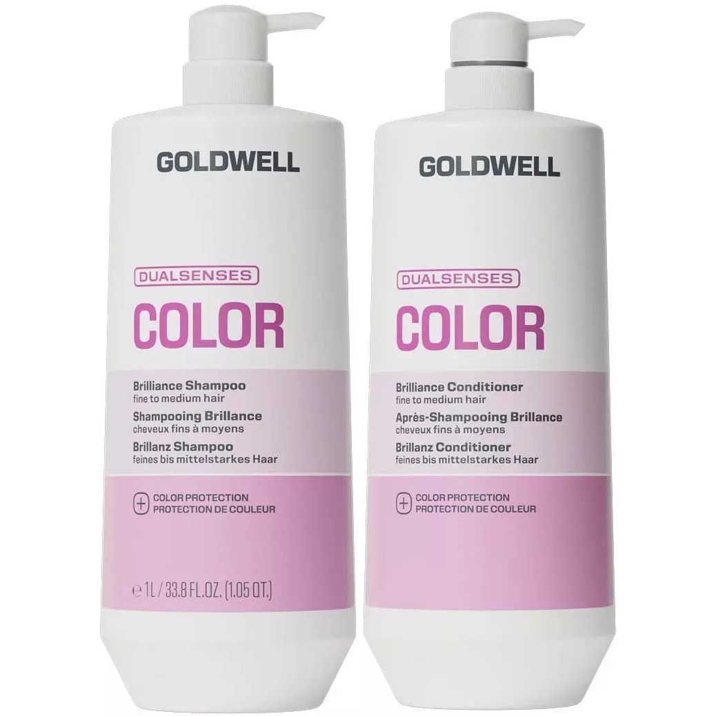 Goldwell Dualsenses Color Bundle Brilliance Shampoo 1000 ml & Conditioner 1000 ml