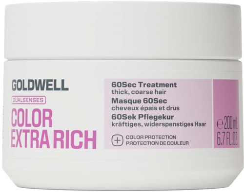 Goldwell Dualsenses Color Extra Rich 60 Sekunden Behandlung für dickes, grobes Haar in einem 200 ml Behälter.