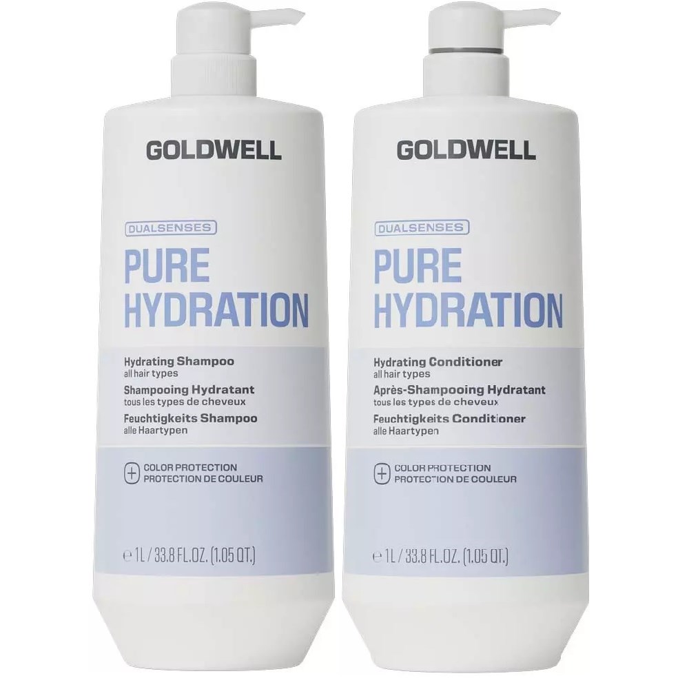 Goldwell Dualsenses Pure Hydration Bundle Hydrating Shampoo 1000 ml & Conditioner 1000 ml