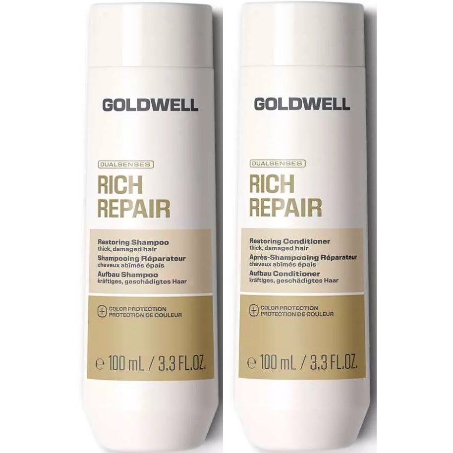 Goldwell Dualsenses Rich Repair Bundle Restoring Shampoo 100 ml & Conditioner 100 ml