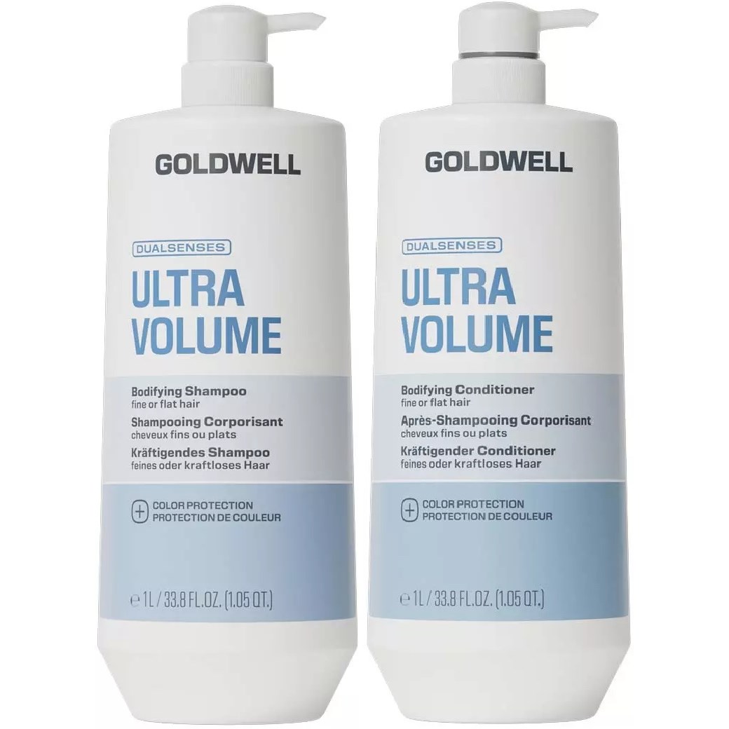 Goldwell Dualsenses Ultra Volume Bundle Bodifying Shampoo 1000 ml & Conditioner 1000 ml