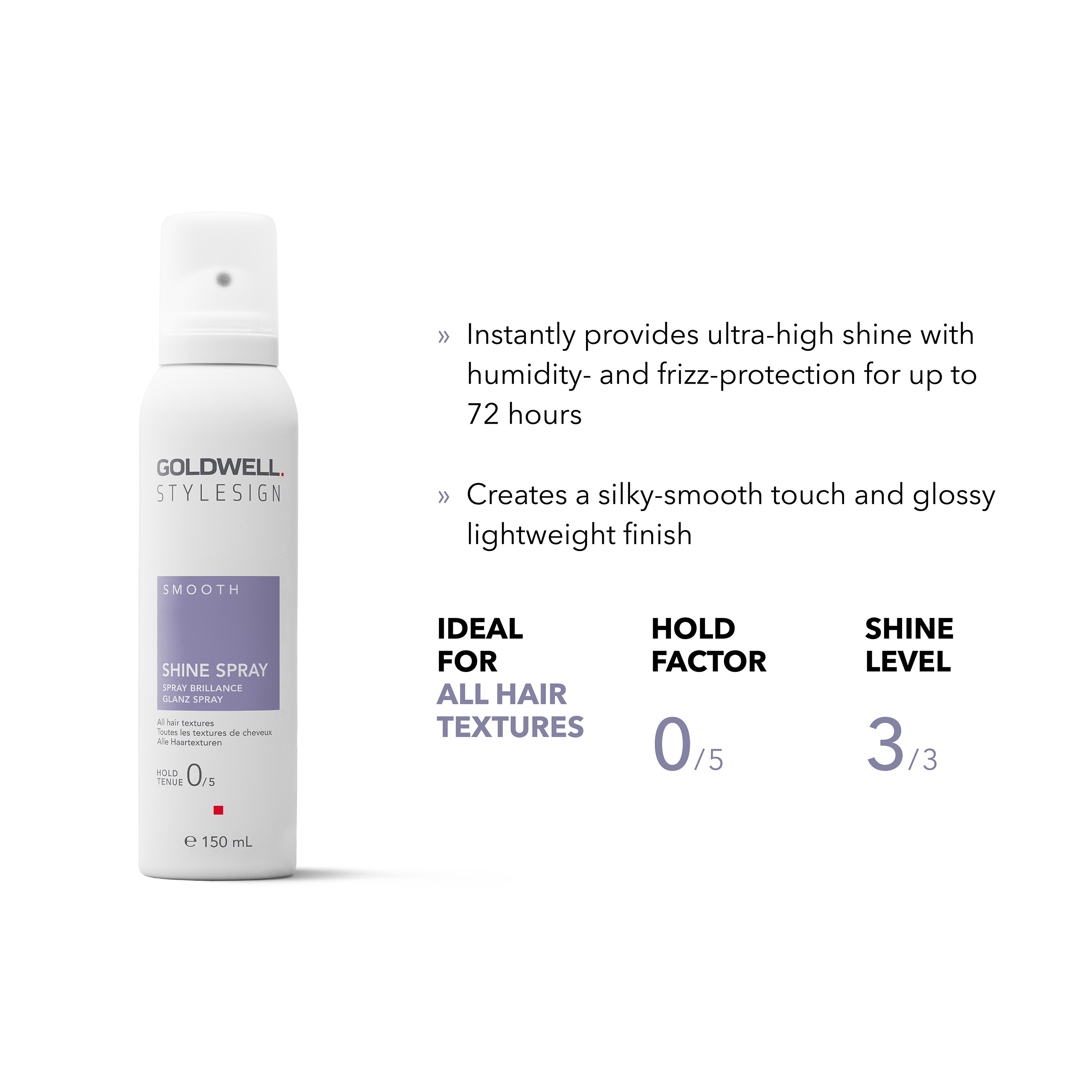 Alternativ bild 1 för Goldwell StyleSign Smooth Shine Spray  150 ml