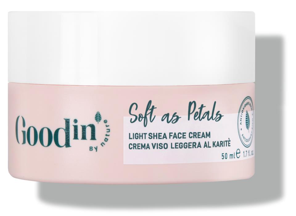 Goodin By Nature Soft As Petals Light Shea Face Cream 50 ml