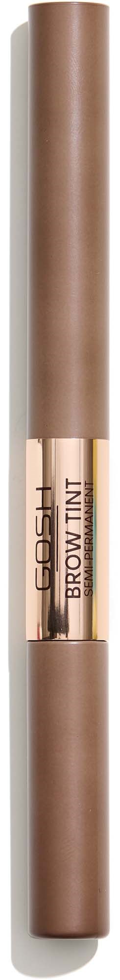 Ein brauner Make-up-Stift mit goldenem Band, das Brow Tinti sagt.