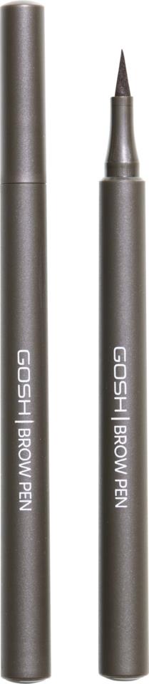 GOSH Copenhagen Brow Pen 002 Grey Brown 2,1 ml