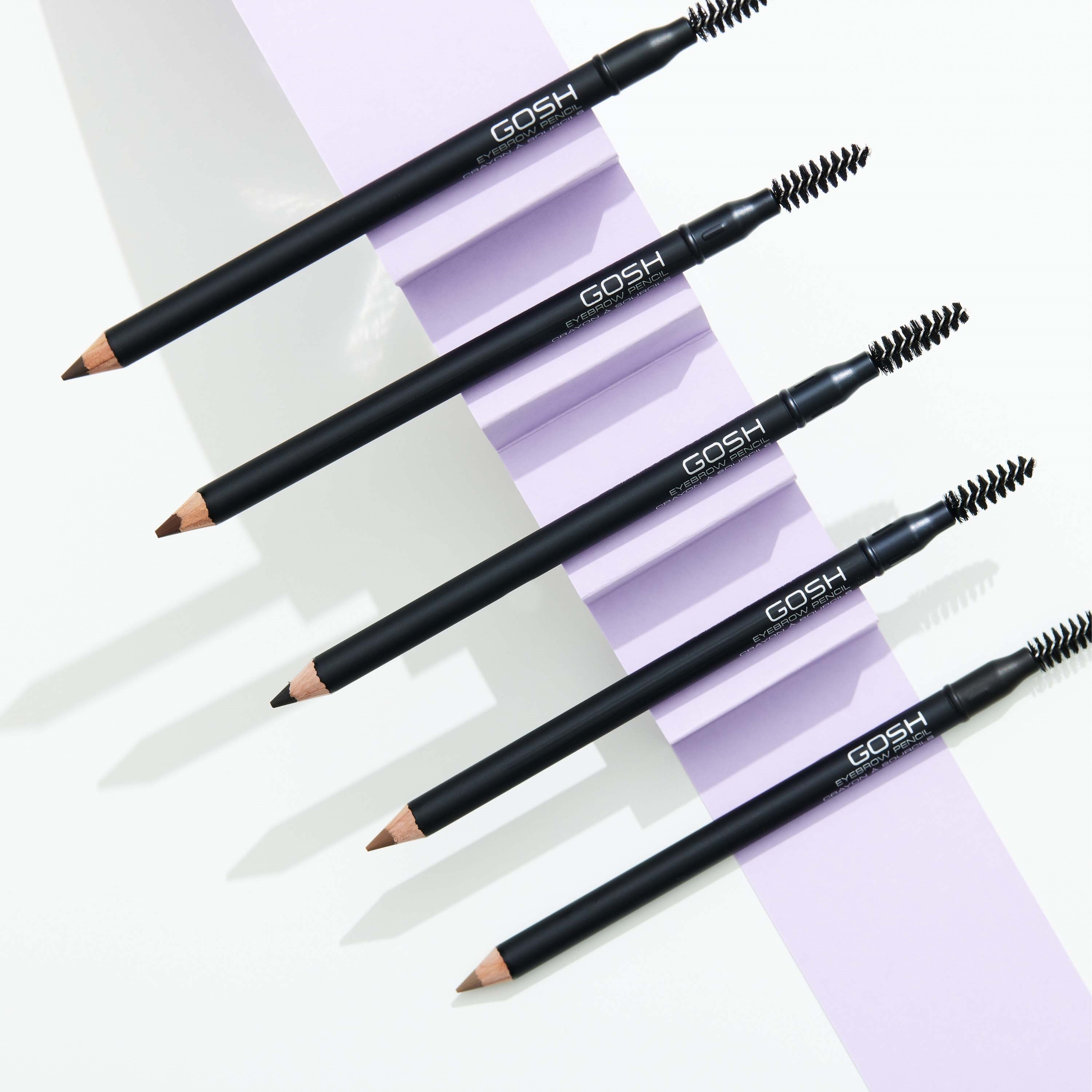 Gosh Copenhagen Eye Brow Pencil1,2 g - kredka do brwi Soft Black (obrázok 4)