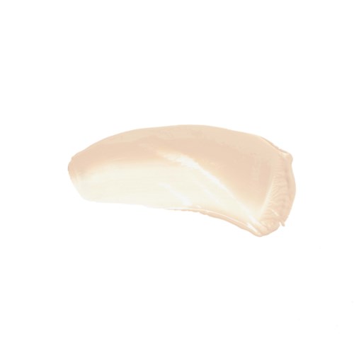 Kuorittu banaanilastu valkoisella taustalla. Minimalistinen ilme pehmeillä väreillä.