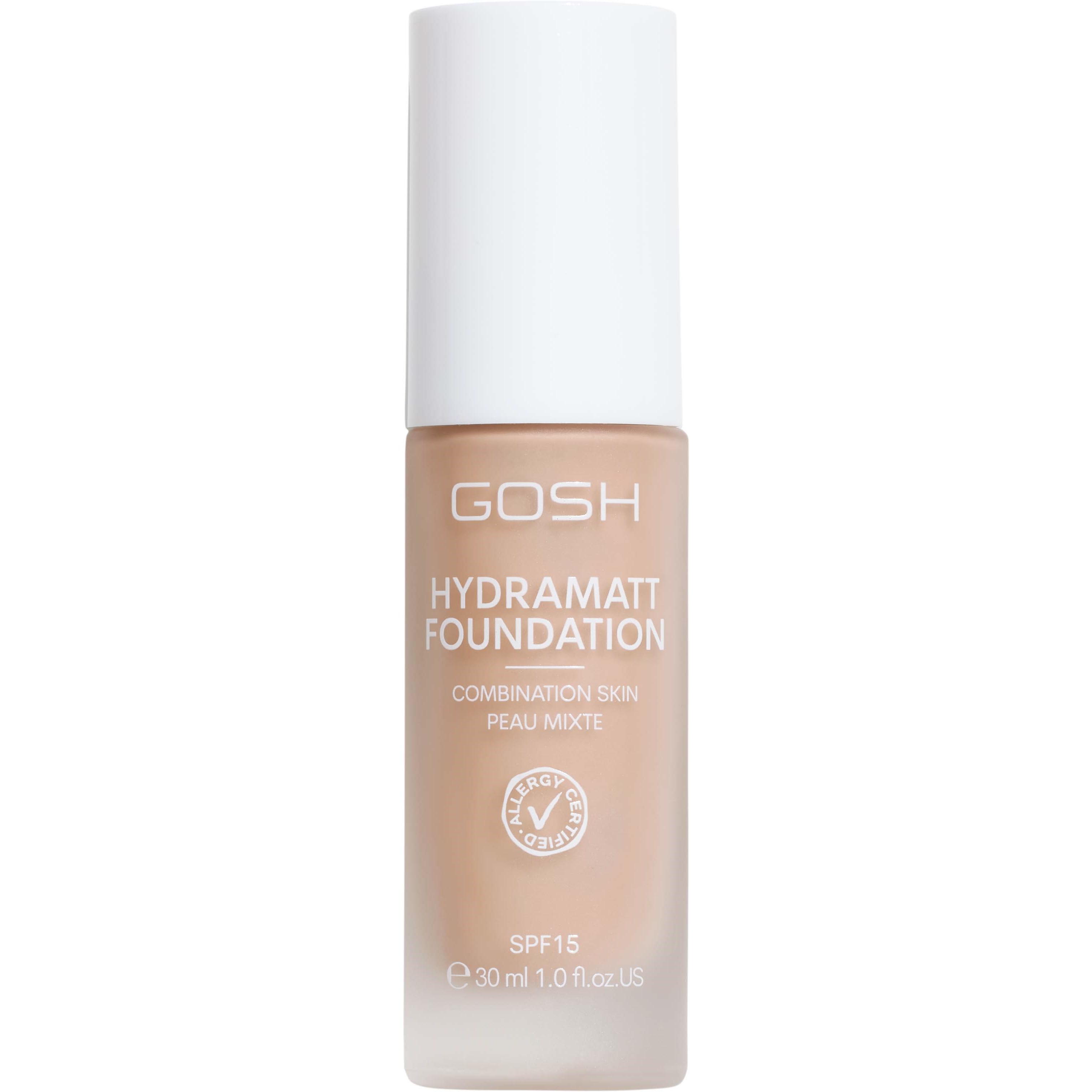 Gosh Hydramatt Foundation 30 ml 004R Light - Red/Warm Undertone billede