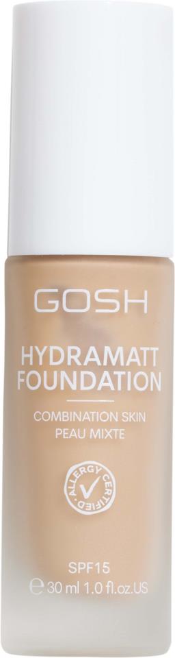 GOSH Copenhagen Hydramatt Foundation 30 ml 008N Medium - Neutral Undertone 39 ml