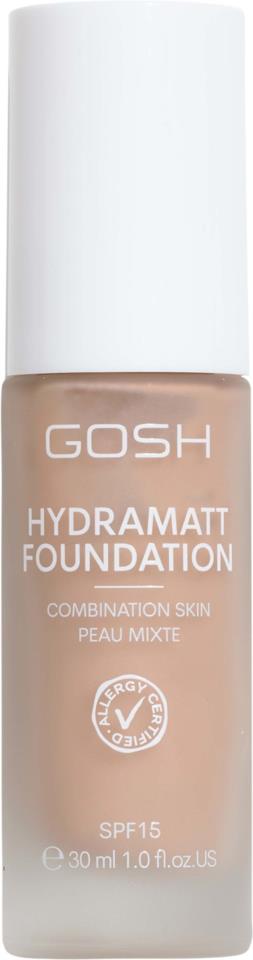 GOSH Copenhagen Hydramatt Foundation 30 ml 008R Medium - Red/Warm Undertone 40 ml