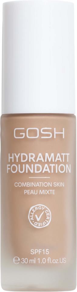 GOSH Copenhagen Hydramatt Foundation 30 ml 010R Light Dark - Red/Warm Undertone 43 ml