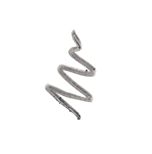 A gray, zigzag line on white background, resembling a simple abstract shape or squiggle.