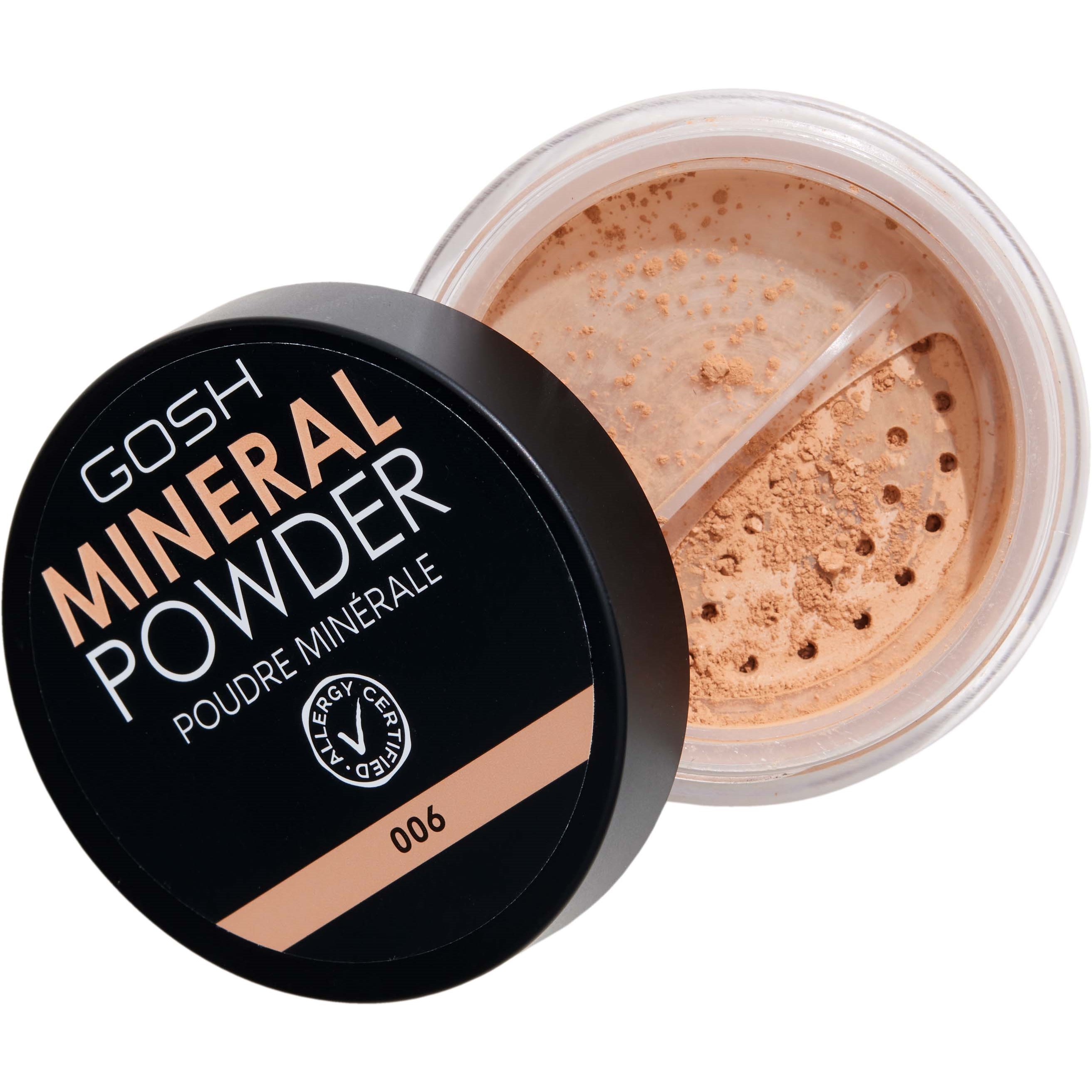 Gosh Copenhagen Mineral Powder 8 g - puder do twarzy 006 Honey