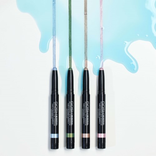 Тени для век Gosh Copenhagen Mineral Waterproof Eye Shadow минеральные, водостойкие, оттенок 009 Rose, 1,4 г — фото 3