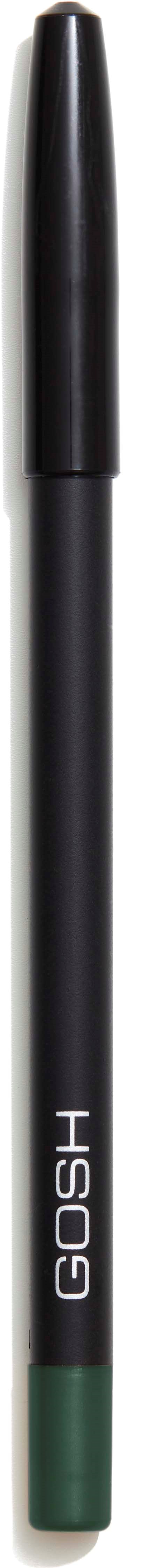 En svart och silver penna med en grön spets och bokstäverna H360 på.