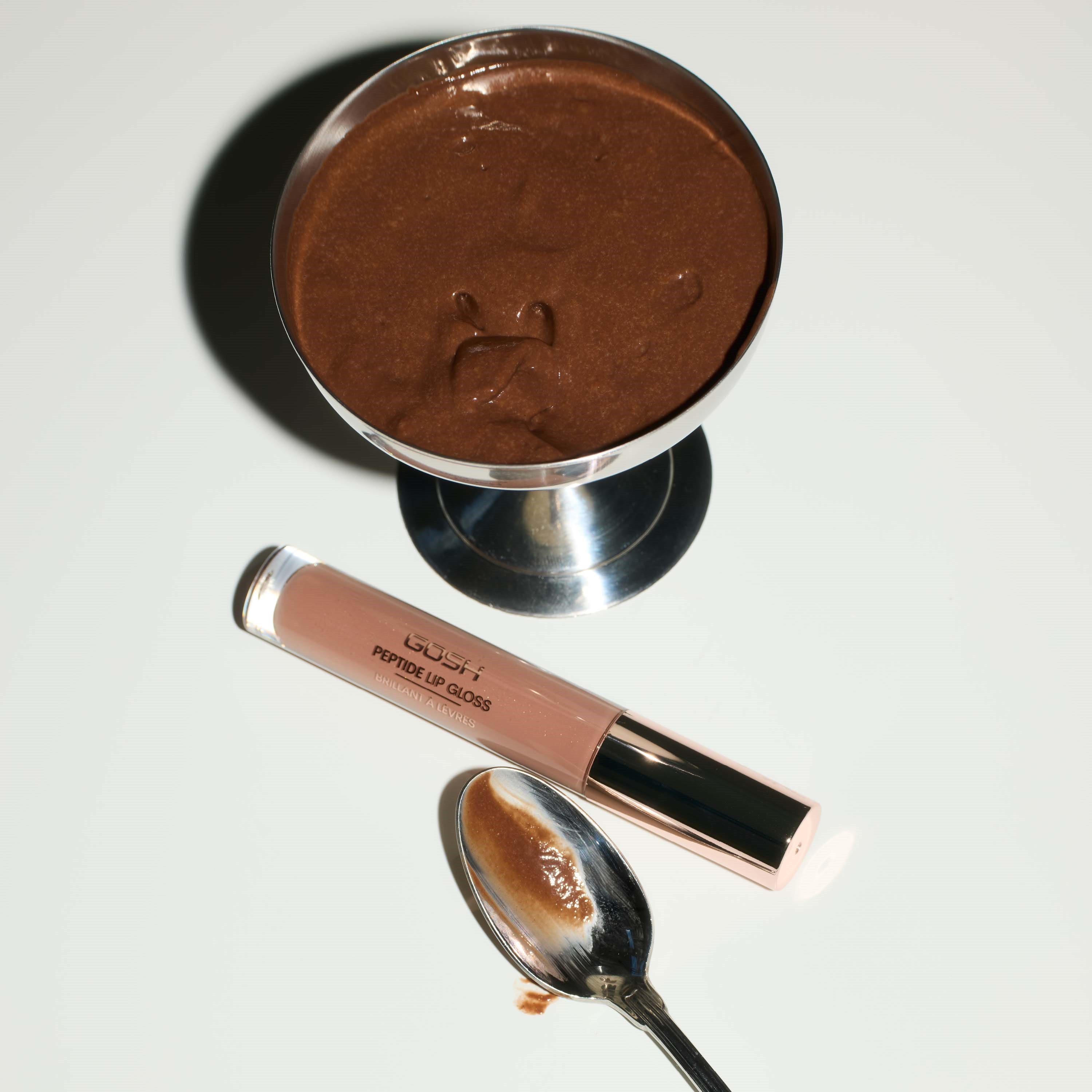 Gosh Peptide Lip Gloss 13 Chocolate Mousse (obrázok 6)
