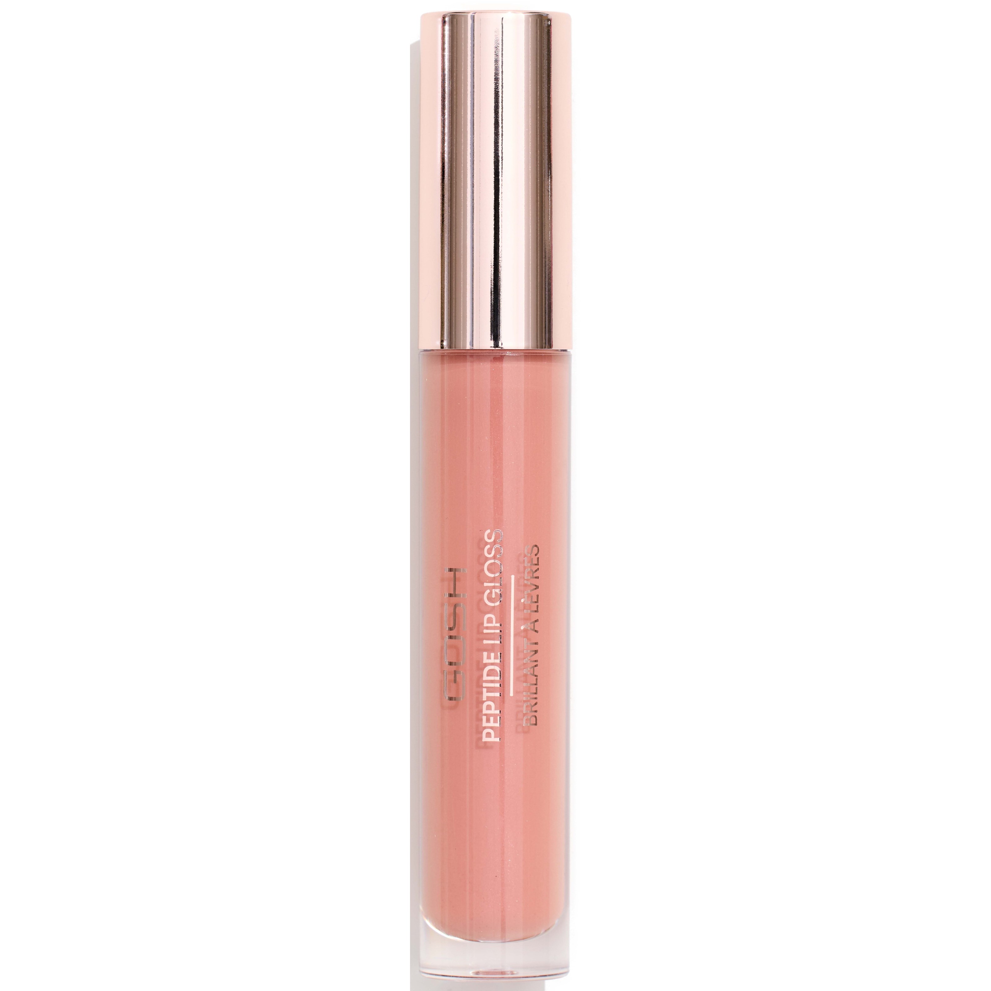 Läs mer om Gosh Peptide Lip Gloss 008 Nougat