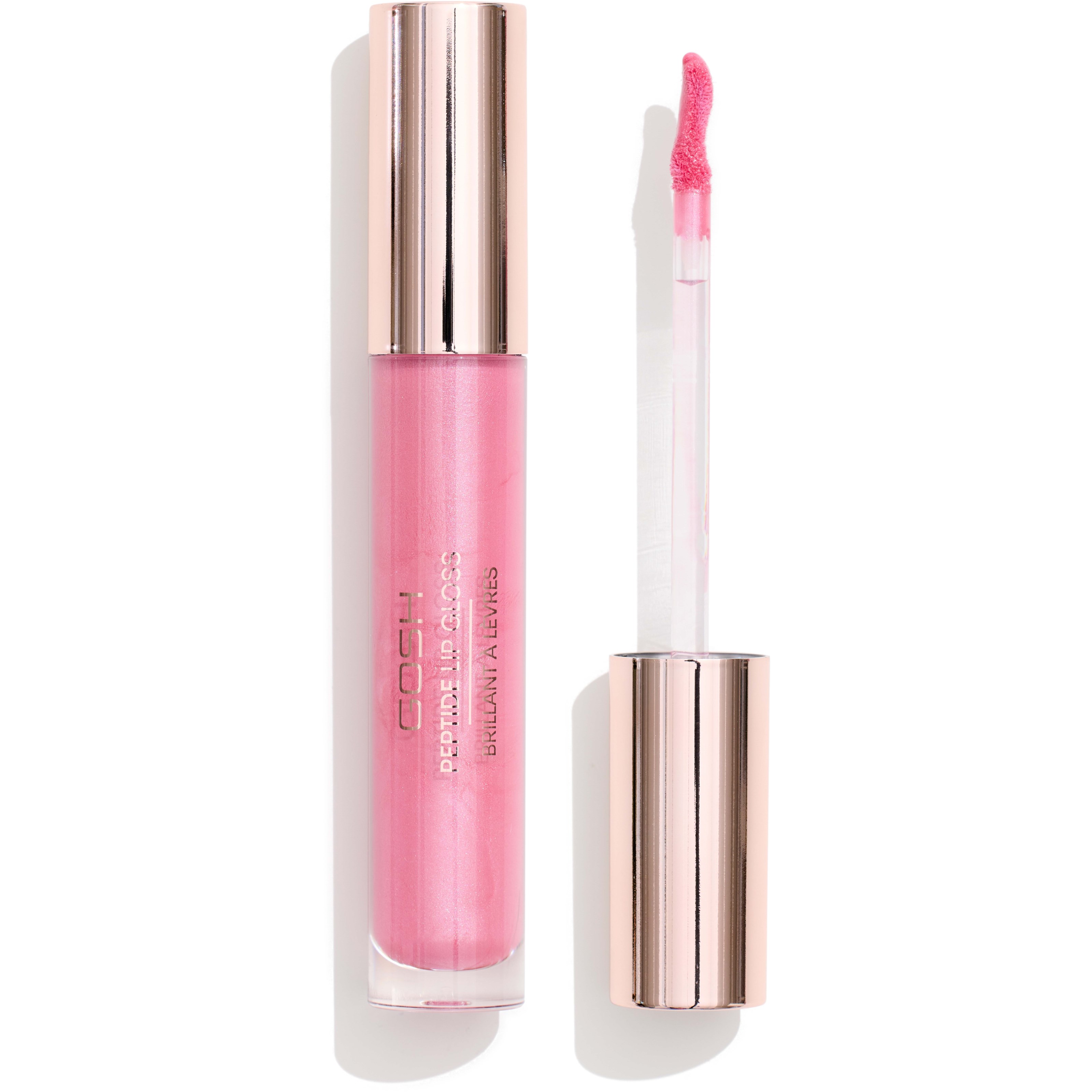 Alternativ bild 1 för Gosh Peptide Lip Gloss 012 Retro Rose