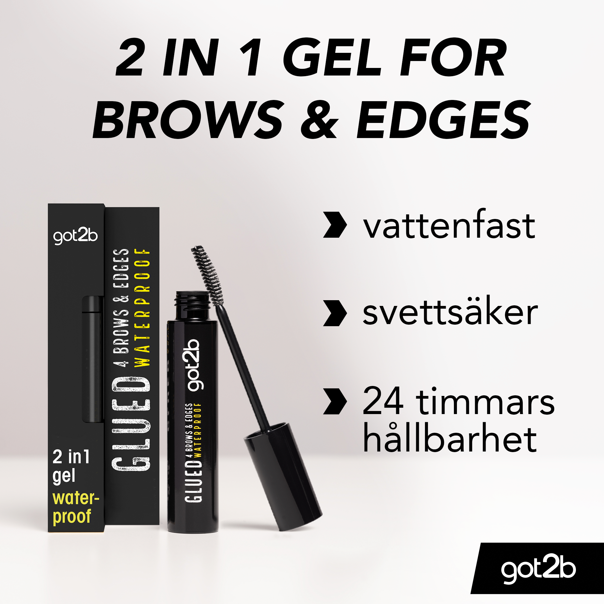 Schwarzkopf Got2b Glued 4 Brows & Edges Waterproof 16 ml (obrázok 3)