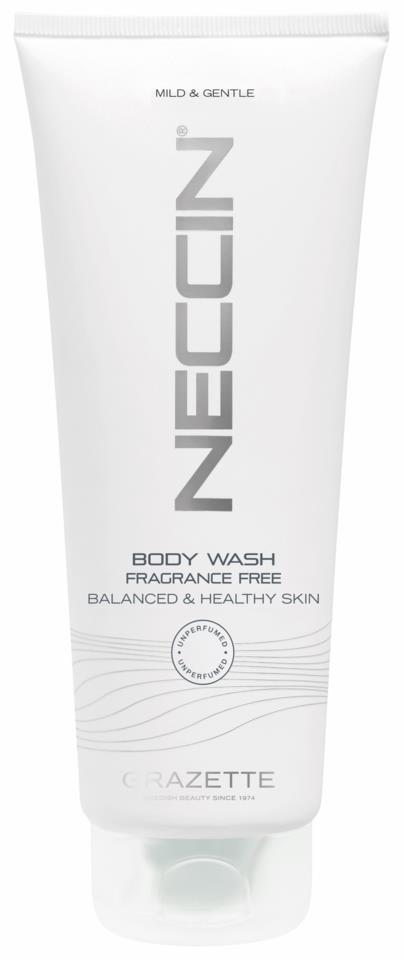 Neccin Body Wash Balanced & Healthy Skin Fragrance Free 200ml